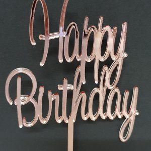 Acrylic Cake Topper - Happy Birthday