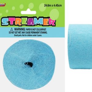 Crepe Streamer - Light Blue