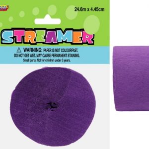 Crepe Streamer - Purple