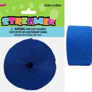 Crepe Streamer - Royal Blue