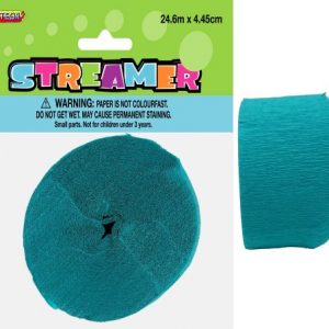 Crepe Streamer - Caribbean Blue